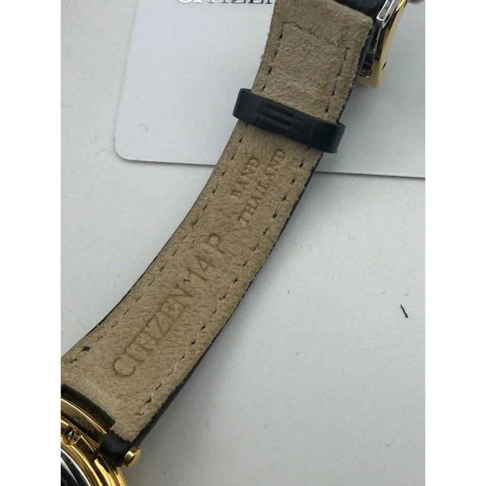 Citizen Sunrise Eco-Drive Diamond Gold Tone Watch EM0322-02Y Mother of Pearl